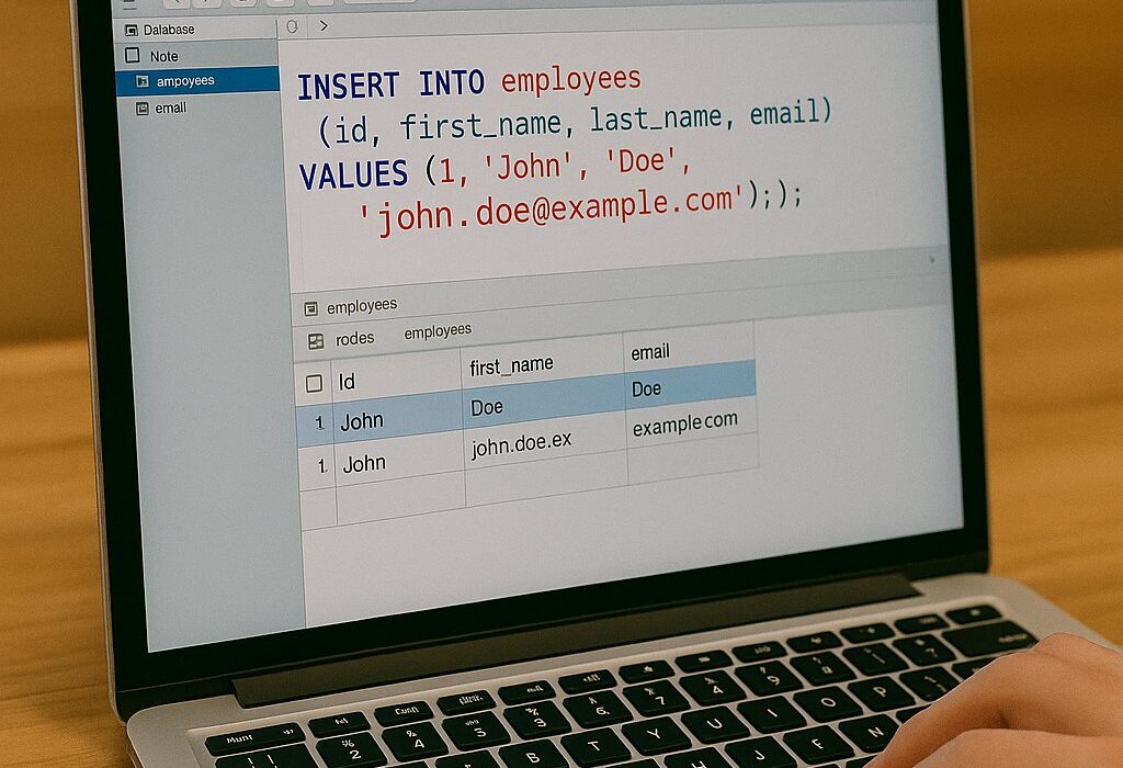 How to Insert data to MySQL database table manually