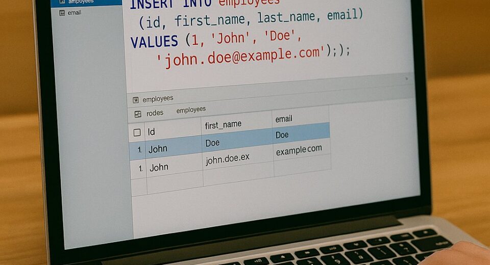 How to Insert data to MySQL database table manually