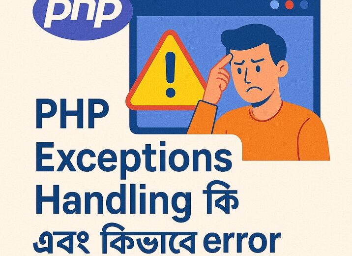 PHP Exceptions Handling কি এবং কিভাবে error handle করা যায়