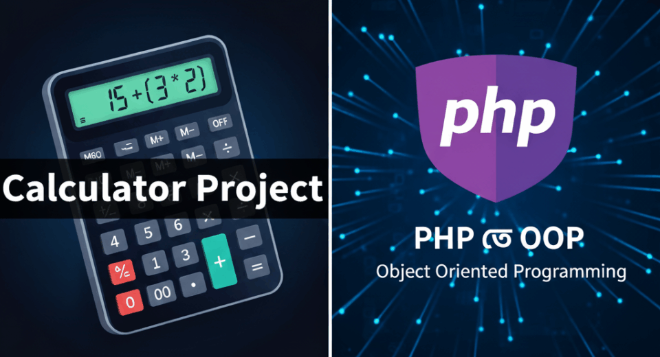 PHP তে OOP(Object Oriented Programing) এর মাধ্যমে Calculator তৈরী করা