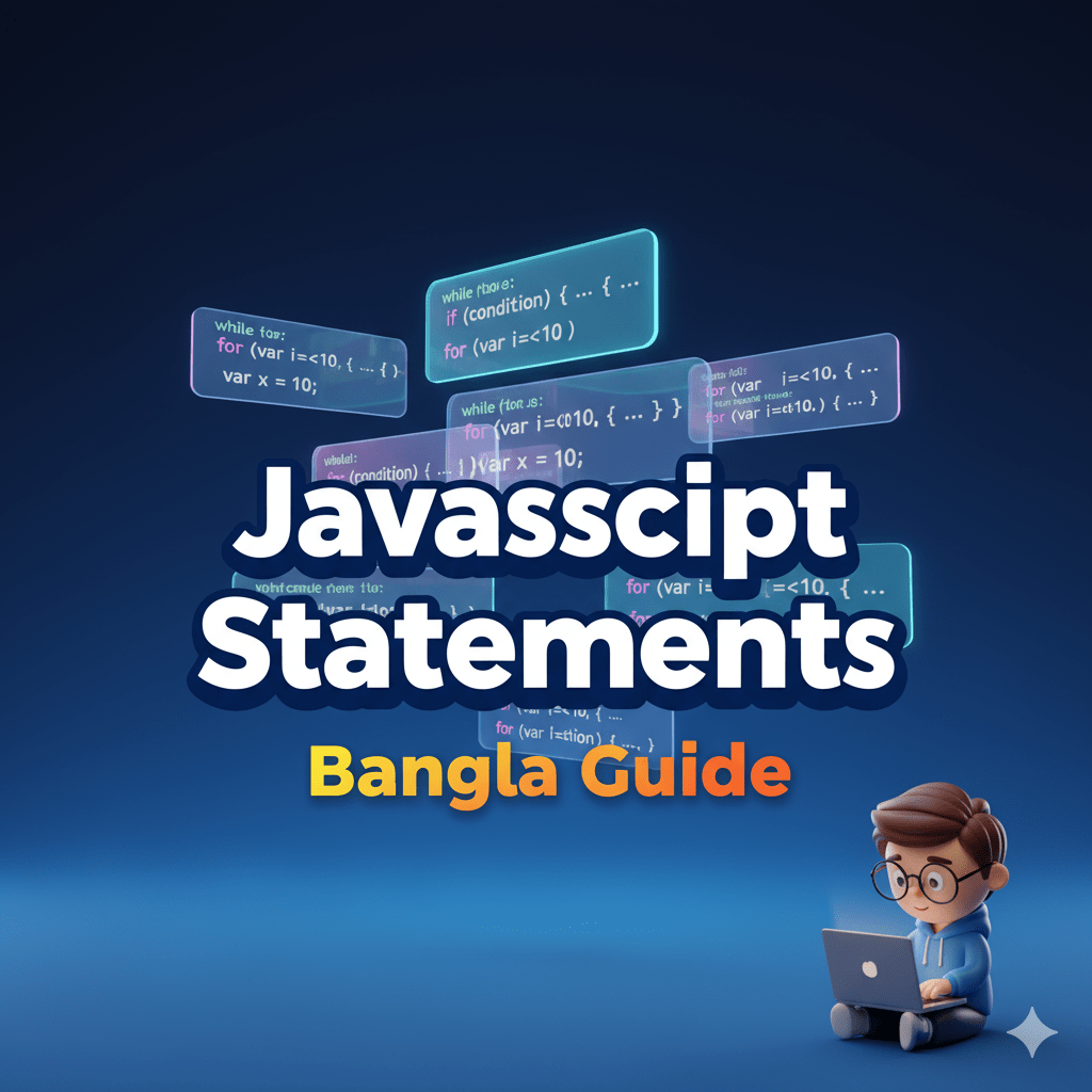 JavaScript Statements বাংলা - সম্পূর্ণ টিউটোরিয়াল ২০২৫