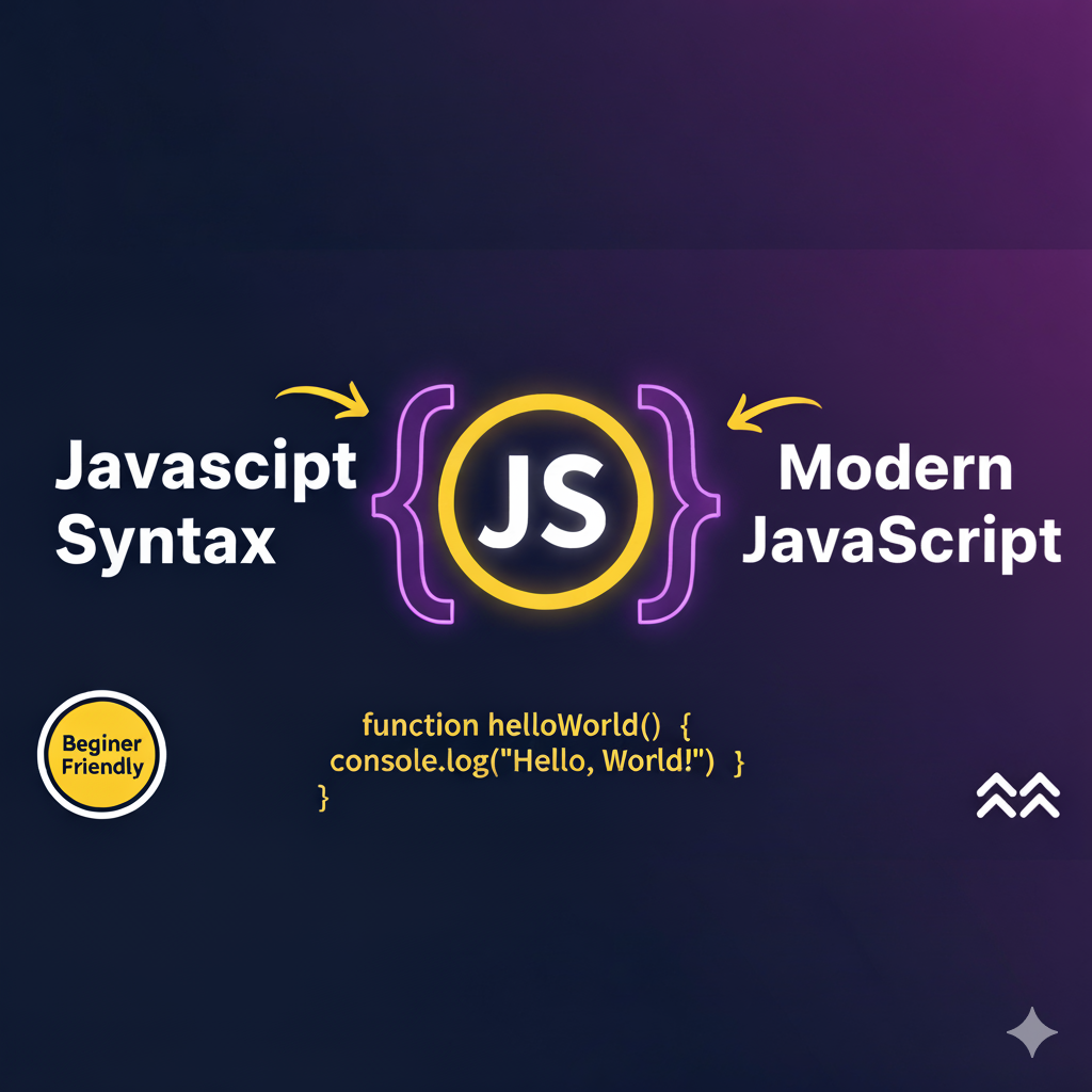 JavaScript Syntax শিখুন ৫ মিনিটে - সম্পূর্ণ বাংলা গাইড